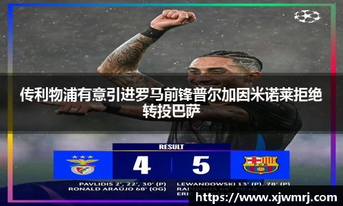传利物浦有意引进罗马前锋普尔加因米诺莱拒绝转投巴萨