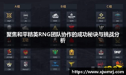 聚焦和平精英RNG团队协作的成功秘诀与挑战分析