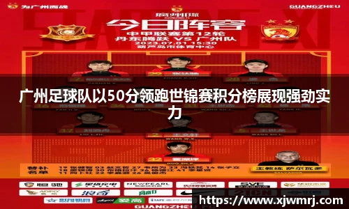 广州足球队以50分领跑世锦赛积分榜展现强劲实力